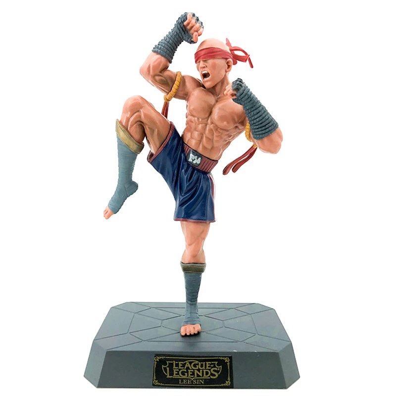 Supremacy Fist Lee Sin Action Figures The Blind Monk Collection Statue Model Toys Gift