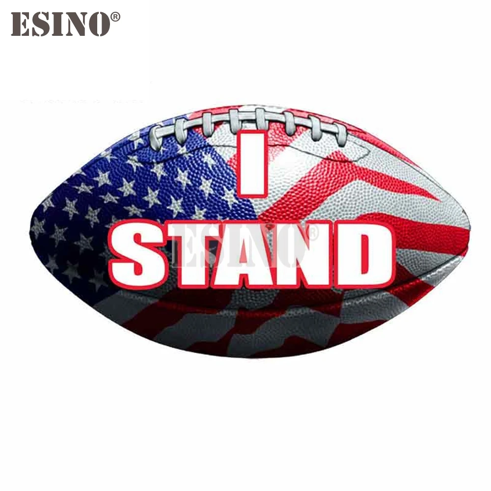 Я стоять США Америка национальный флаг декоративная наклейка мультфильм ПВХ