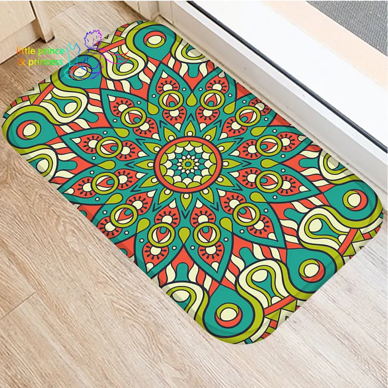 Напольный коврик с геометрическим рисунком мандала модные дизайнерские