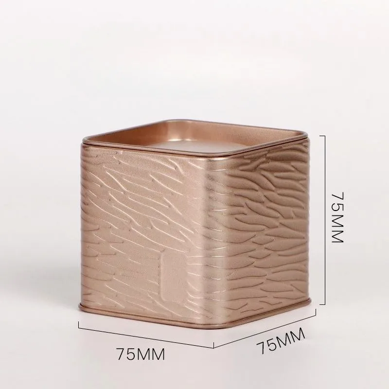 

Квадратные жестяные банки для хранения