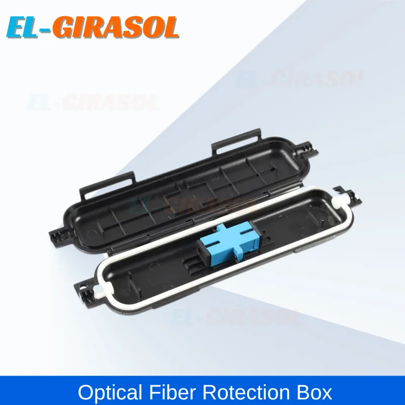 10 шт. коробка для обнаружения Оптического волокна черного цвета SC APC/UPC Sm