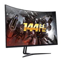 32 2k 144hz lcd pc curved display for desktop computer gaming monitor