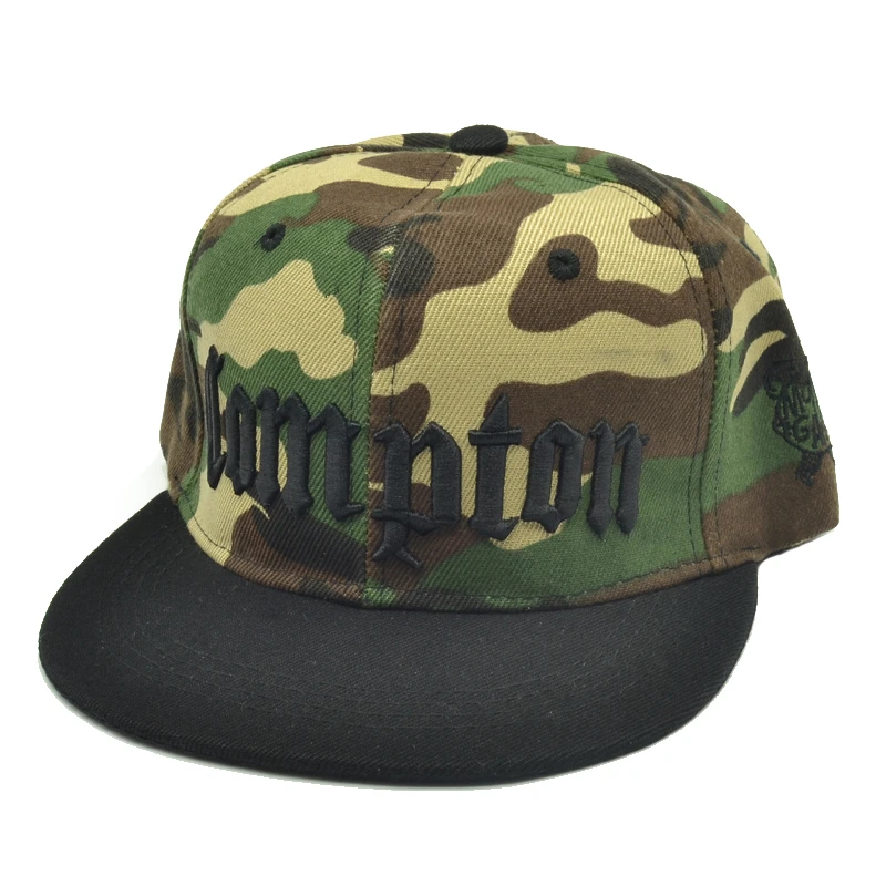 

New Fashion West Beach Gangsta City Crip Compton Skateboard Cap Snapback Hat Hiphop Flat-Brim Cap Hats for Men and Women