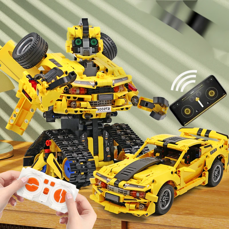 

Building Block Remote Control Programming Robot8-12Boys and Girls Educational Assembly Transformable Mecha Children's Toys Gift