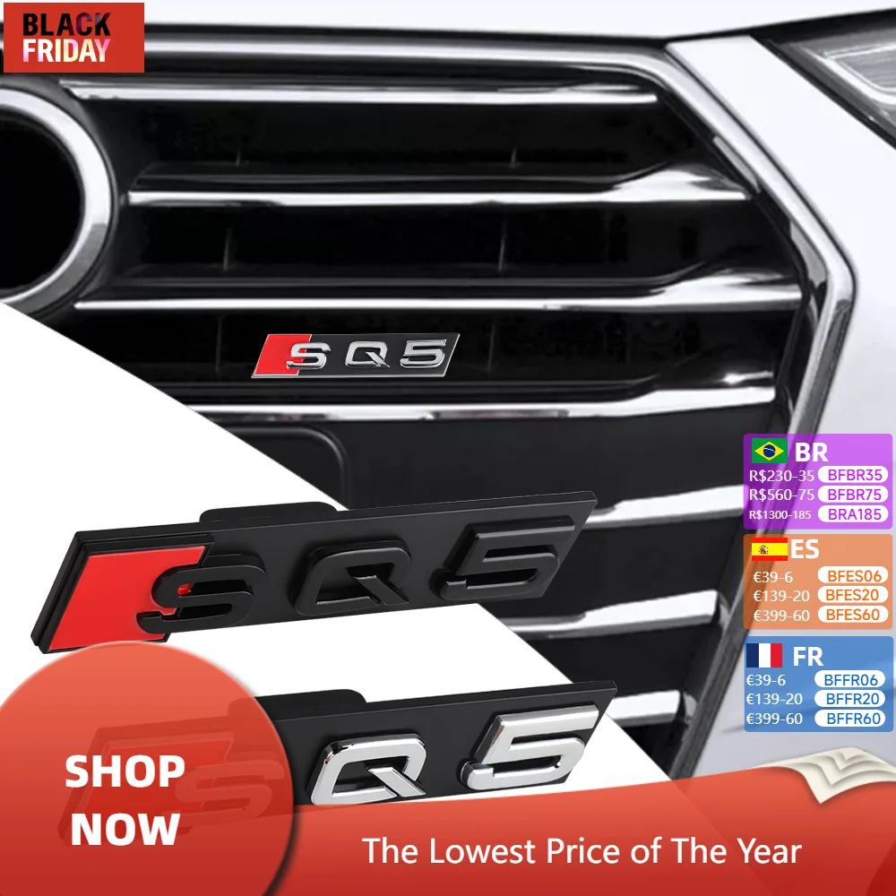 1 шт. эмблема на переднюю решетку автомобиля из АБС-пластика значок SQ