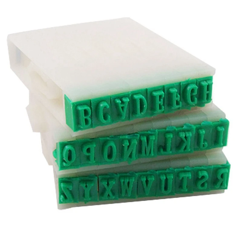 

5X Detachable 26-Letters English Alphabet Plastic Stamp Set