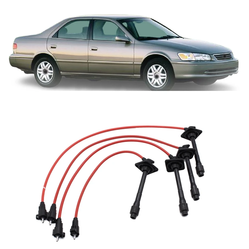 

Ignition Spark Plug Wires Set for 1997-2001 Toyota Camry Solara Rav4 2.2L 9091922386