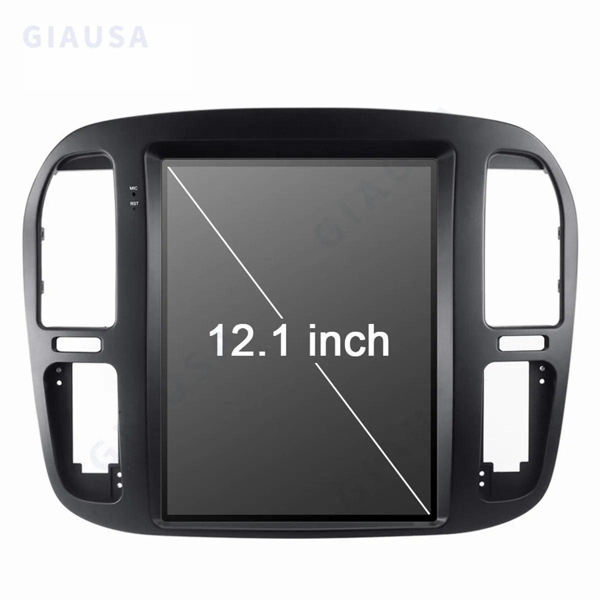 Автомобильная стереосистема Tesla Style для Lexus LX470 2002-2007 Carplay Android 12 мультимедийный