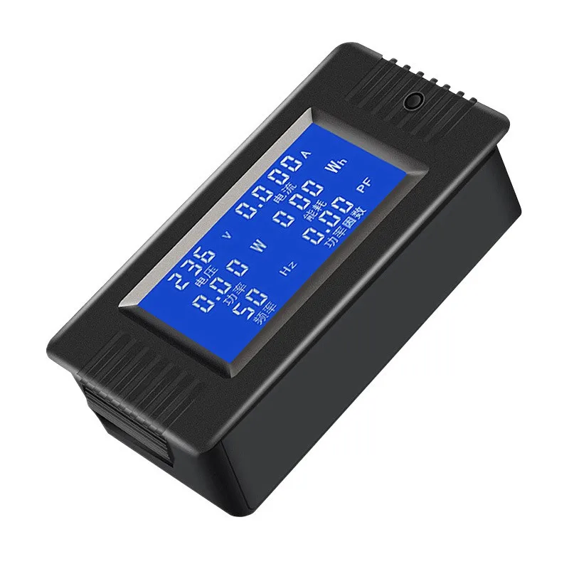 

AC Digital Display Multi-function Power Monitor Voltage Current Power Meter Frequency Table Factor Table