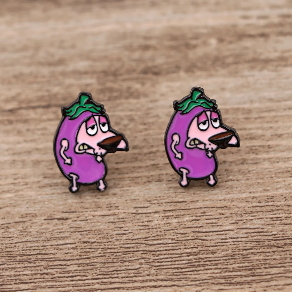 

BG1926 Funny Cartoon Studs Unusual Earrings For Womens Stainless Steel Piercing Korea Earrings 2022 Jewelry Gifts Wholesale