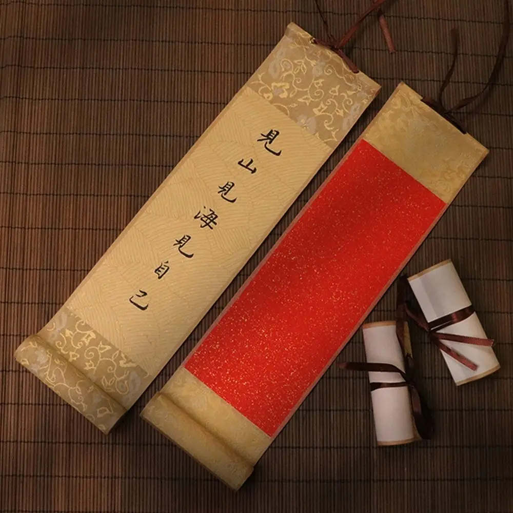 Бумага для рисования позолоченная рисовая бумага свиток пустой подвесной