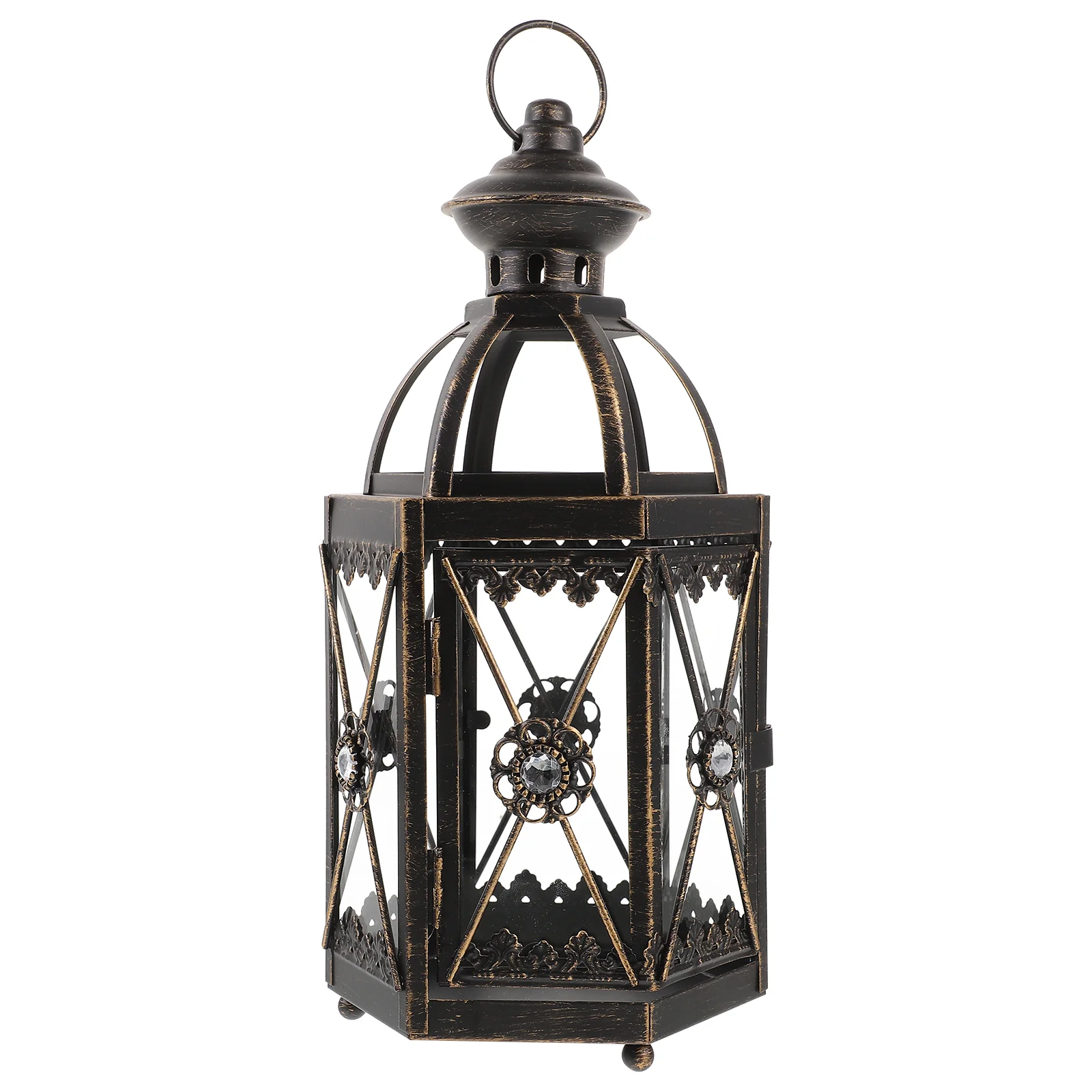 

Candlestick Holders Christmas Decor Stands Home Ornament Retro Table Centerpiece Decorations Decorative Lantern Desktop