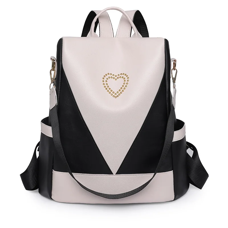 

Anti-theft School Bag Embroidery Designer Female Large Capacity Travel Shoulder Handbag Waterproof Nylon Women Backpack Fashion