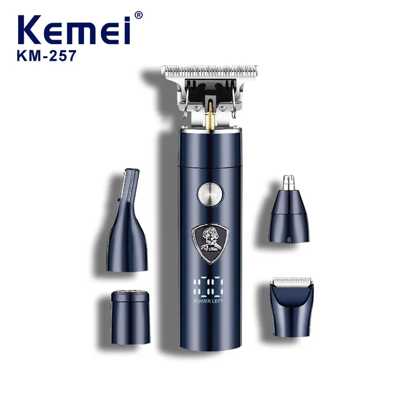 Kemei KM-257 Многофункциональная электрическая машинка для стрижки волос 5-в-1 с