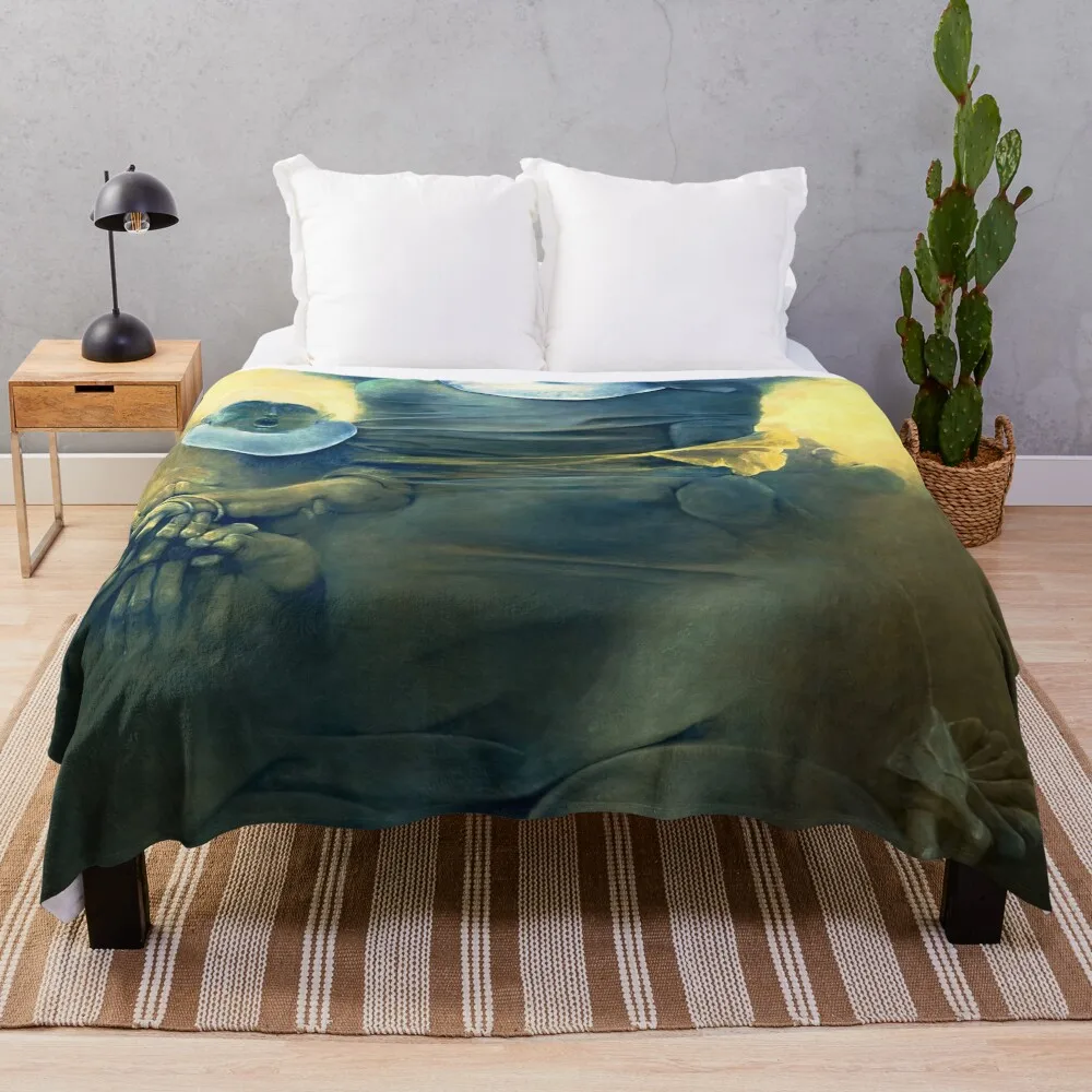 Одеяло Zdzislaw Beksinski одеяло для дивана лохматое ретро одеяла диванов