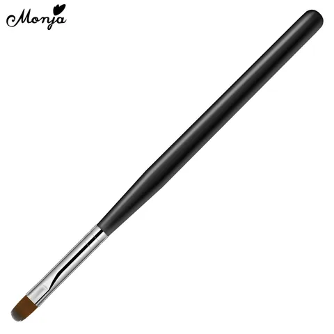 Monja, 8 цветов, акриловая кисть для дизайна ногтей, деревянная ручка, лак для рисования, ручка для рисования, УФ-гель, удлиняющая кисть, сделай сам, инструменты для маникюра