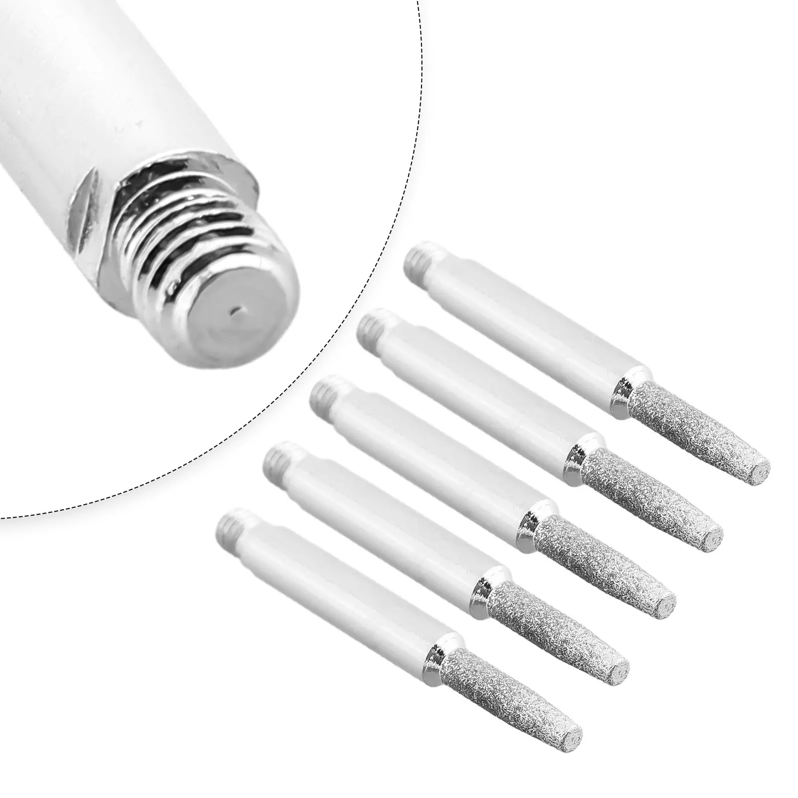 5 шт. точилка для бензопилы алмазная шлифовальная головка цилиндрическая насадка