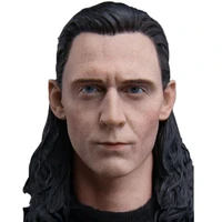 16 scale model hiddleston pvc head scuplt rocky tom head carving suitable for 12 inch male lokii action figure body collection