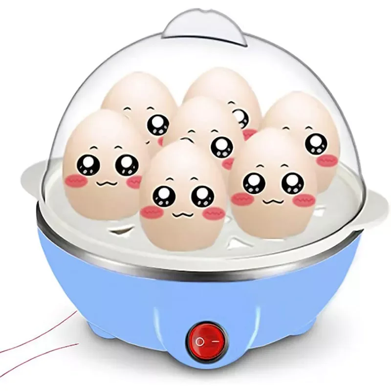 

Electric Fast Egg Cooker Automatic Steam Overheat Protection 7 Eggs Boiler Steamer Omelette Cooking Kitchen Tools Breakfast