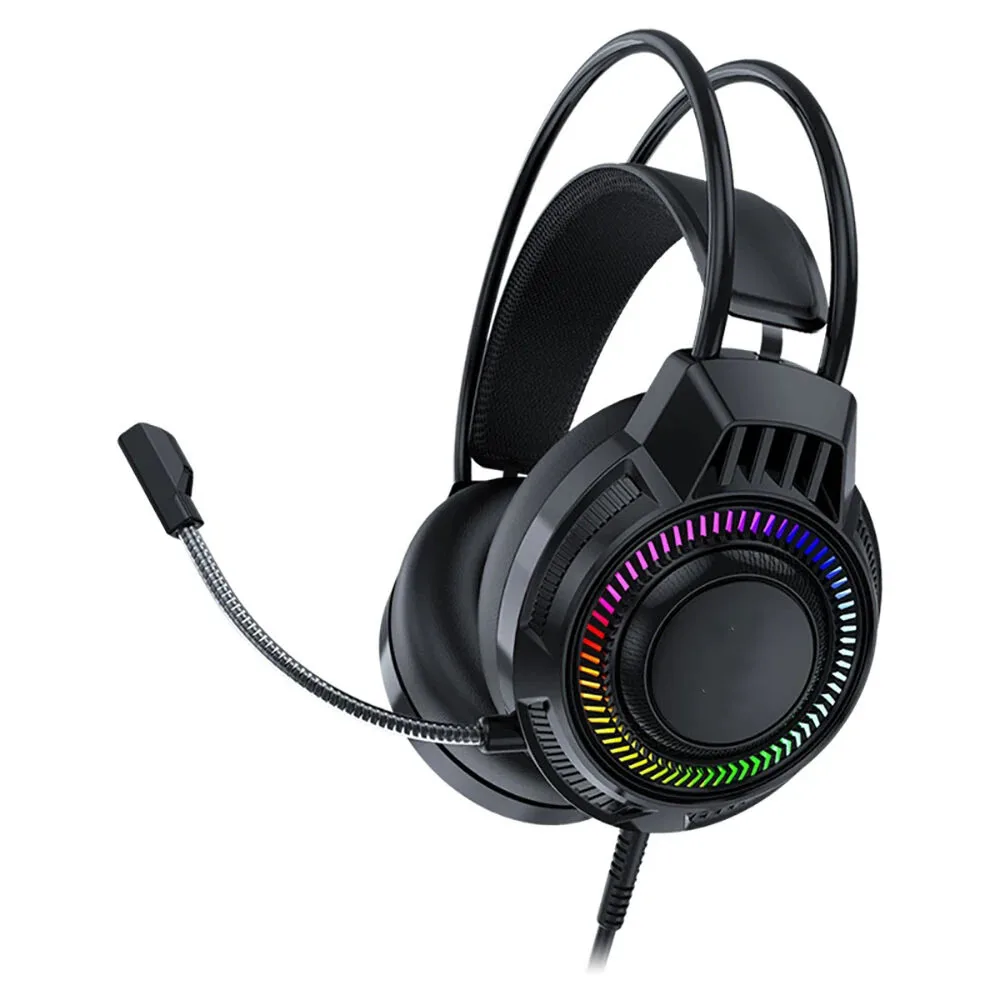 

Colorful Gaming Headset with Sensitive Noise-cancelling Microphone Independent Volume Knob for PC Laptop