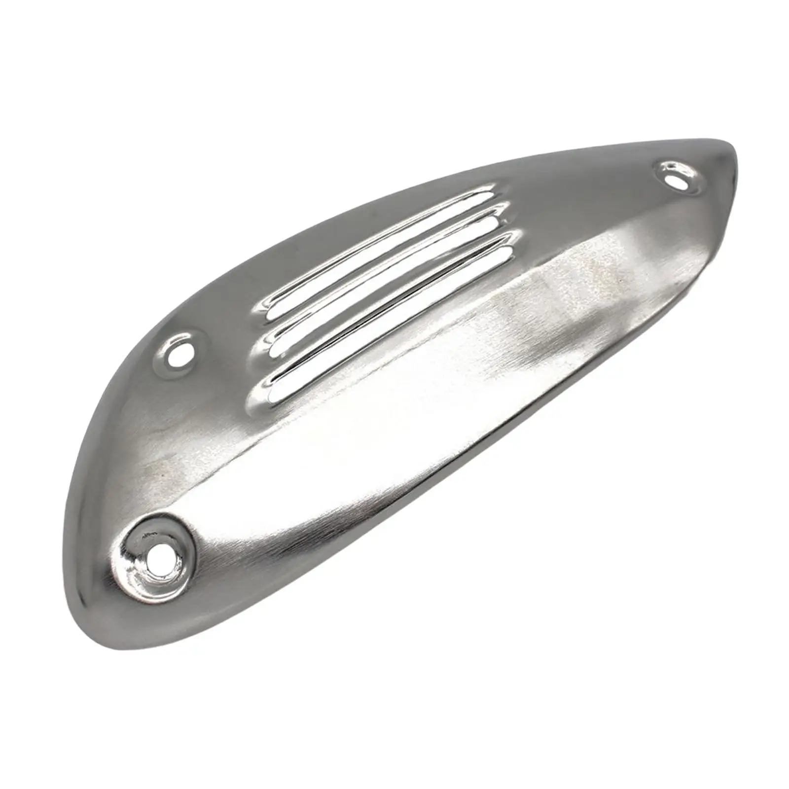 

Motorcycle Exhaust Muffler Heat Shield Trim Aluminum Alloy Silver Protection Guard Protector for Vespa GTS 125 250 Gtv Gte