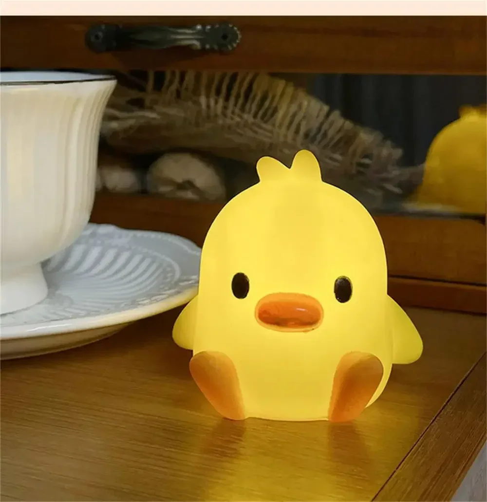 Quack Quack! Очаровательный Ночник В Виде Утки - Прикроватная Лампа С Милыми