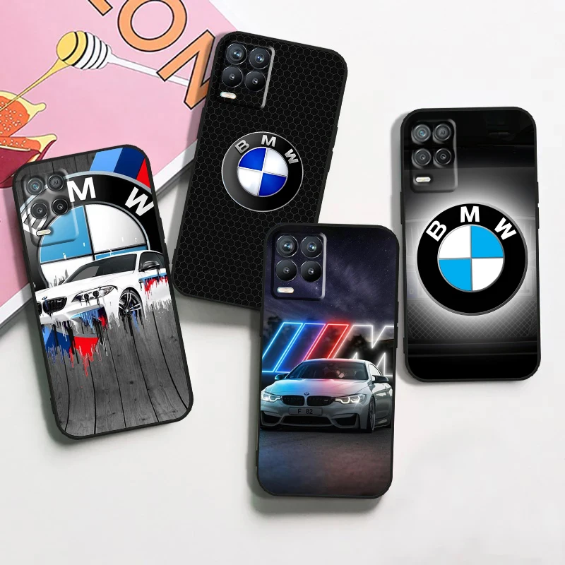 

Red Blue Bmw Car Sports For OPPO Realme GT Master Neo 5 C21Y C3 9 9i 8 6 Pro A5 A9 2020 A77 A74 Silicone Black Phone Case Fundas
