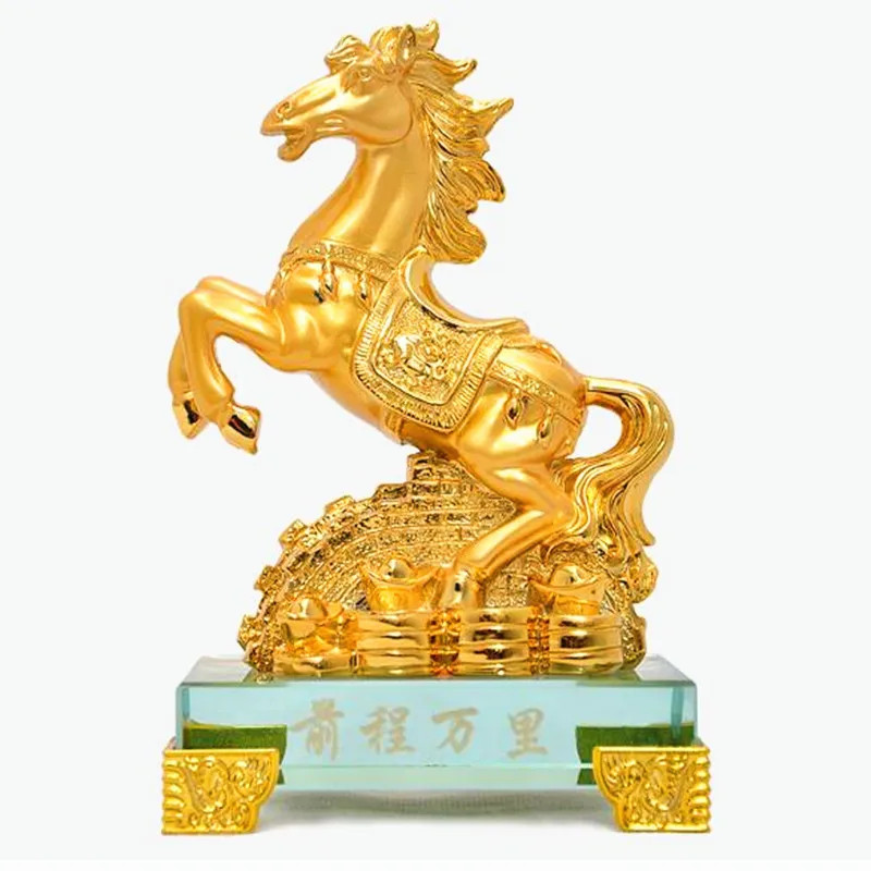 

Feng shui Horse statue decoration office desk living room tv cabinet wine cooler home decoration crafts business gift