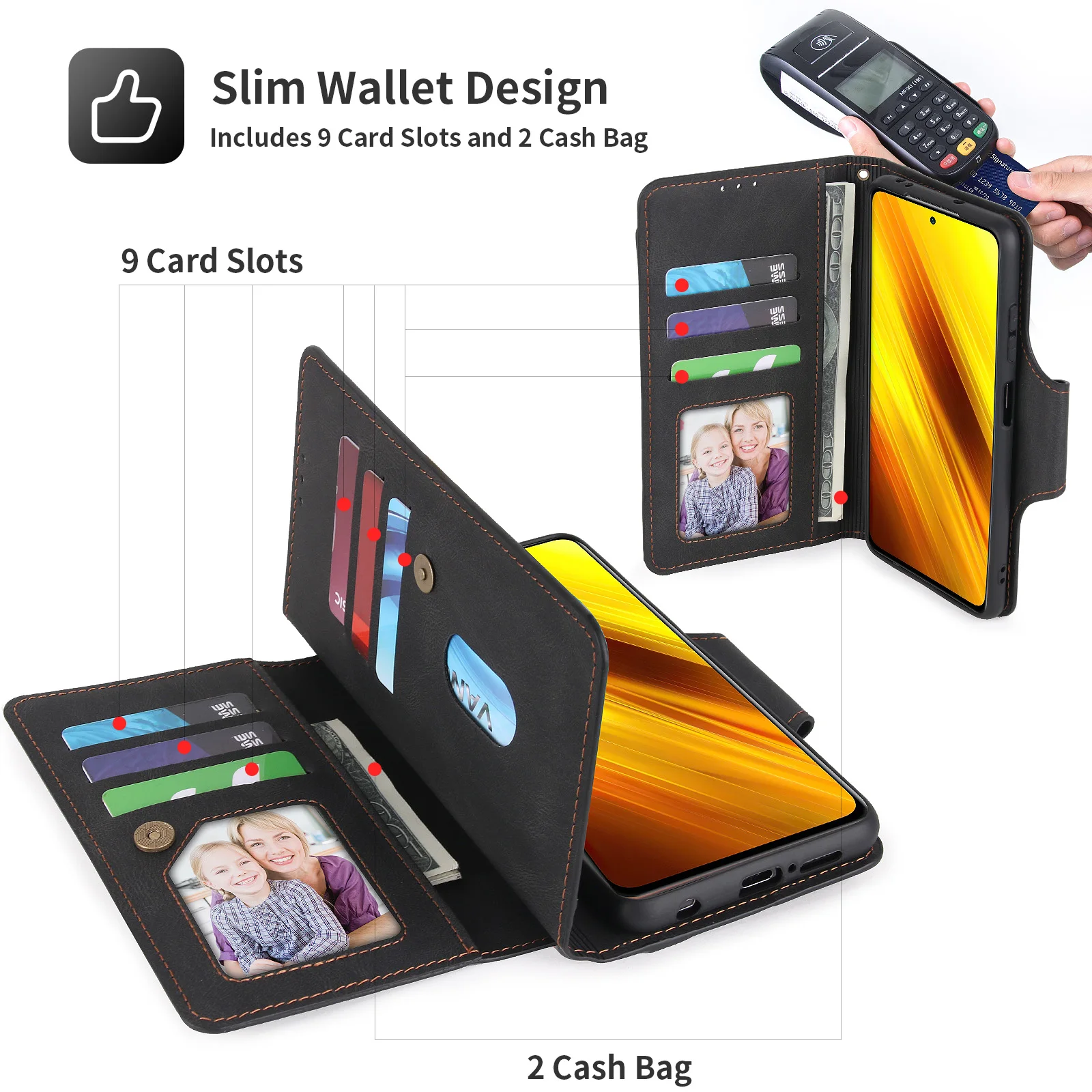 leather flip wallet case for xiaomi 12 11t mi poco x3 f3 m4 x4 pro nfc redmi note 11 11s 10 10s pro 5g card slot phone bag etui free global shipping