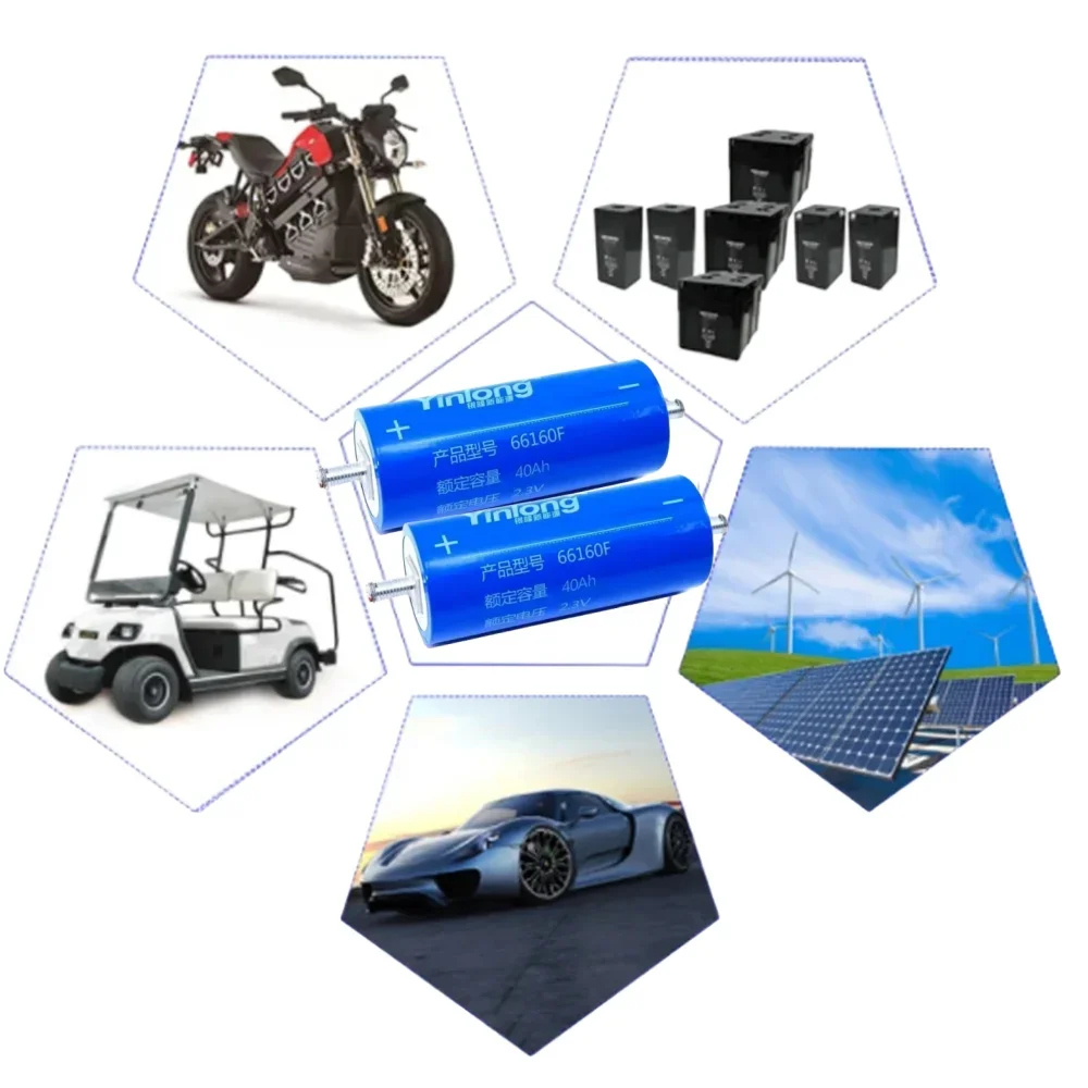 100% оригинальная литий-титанатная батарея Yinlong 2 3 В 40 Ач DIY 12 24 48 lto66160 автомобильная