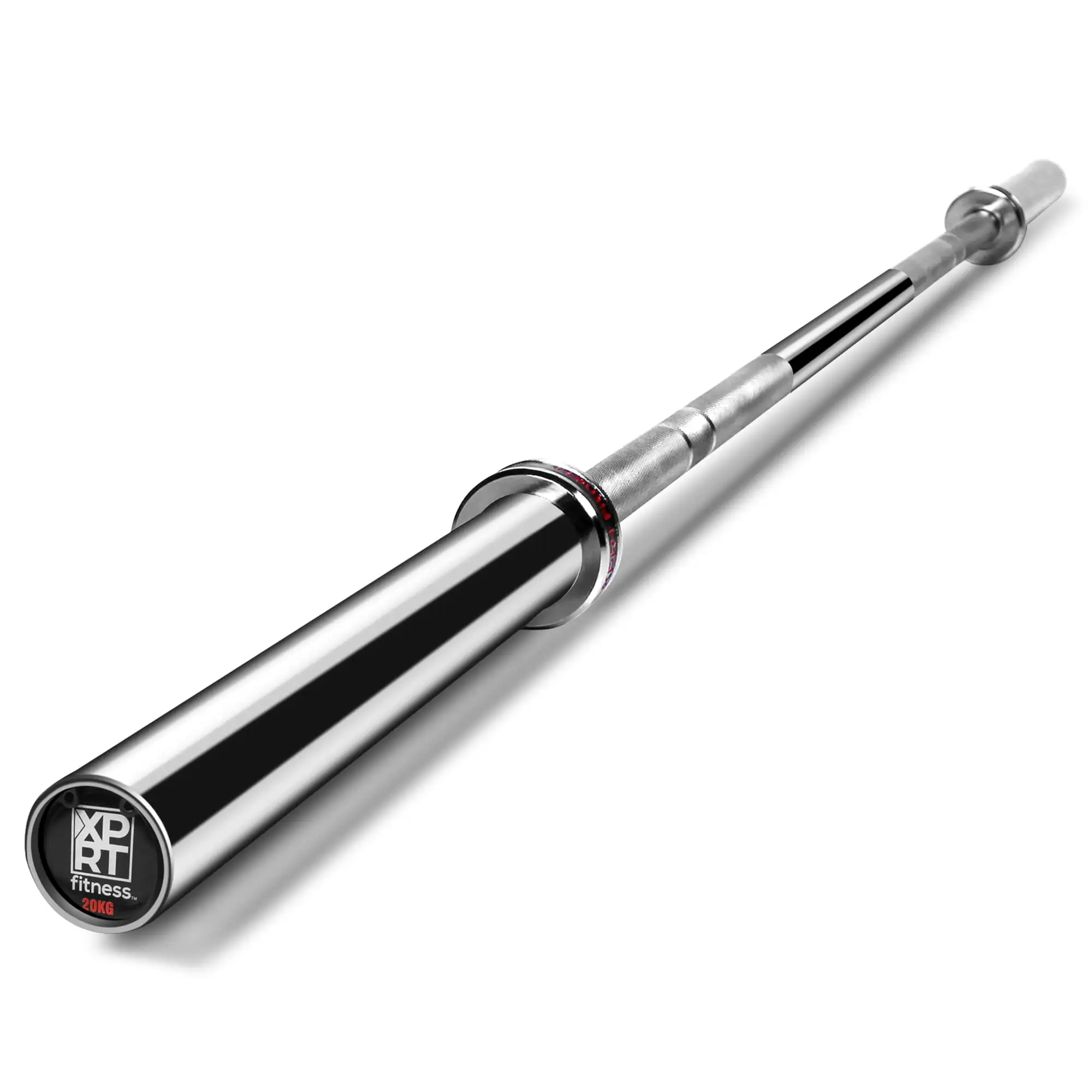 

XPRT Fitness 20 KG Chrome Barbell 86 In. Bar -2 In. Olympic Plates 28 mm, 1000 lb. Capacity