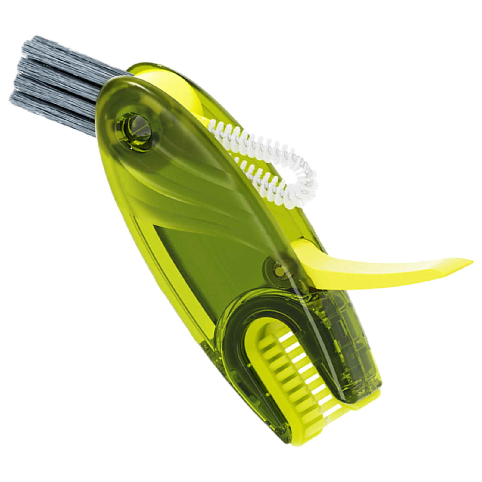 

Приспособление для снятия крючков 4-в-1, эргономичное отверстие для подвешивания, портативное окошко с канавками в подарок, вращающаяся на 180 градусов щетка для чист