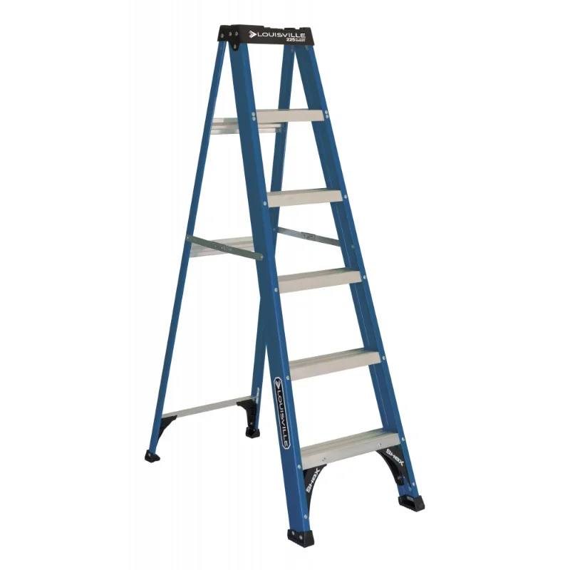 

Louisville Ladder 6 ' Fiberglass Step, 10' Reach, 225-lb, Load Capacity, W-3217-06