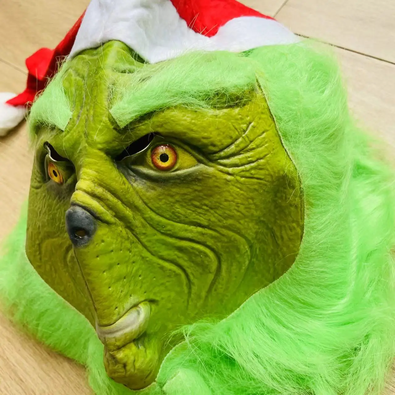 Страшные зеленые волосы Aanimal головной убор для рождественской вечеринки