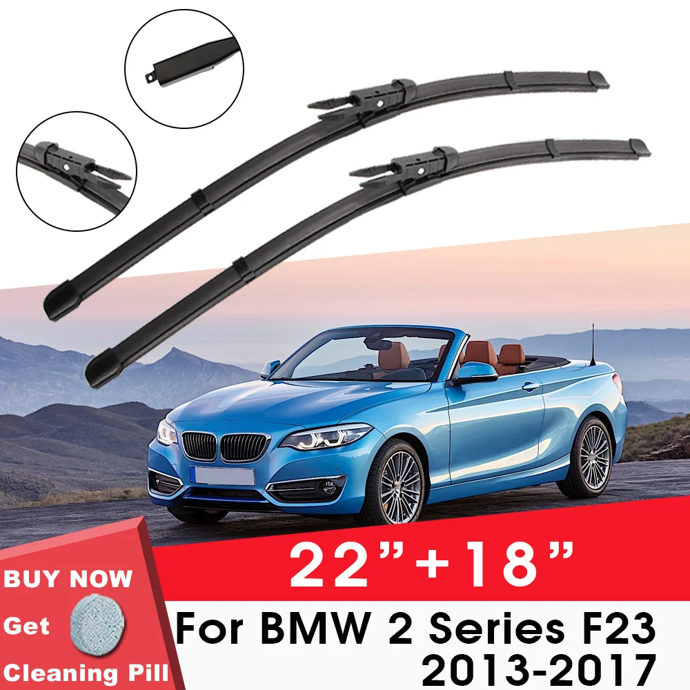

Автомобильный стеклоочиститель лобовое стекло резиновая силиконовая гелевая заправка стеклоочистителя для BMW 2 серии F23 2013-2017 22 "+ 18" автомобильные аксессуары