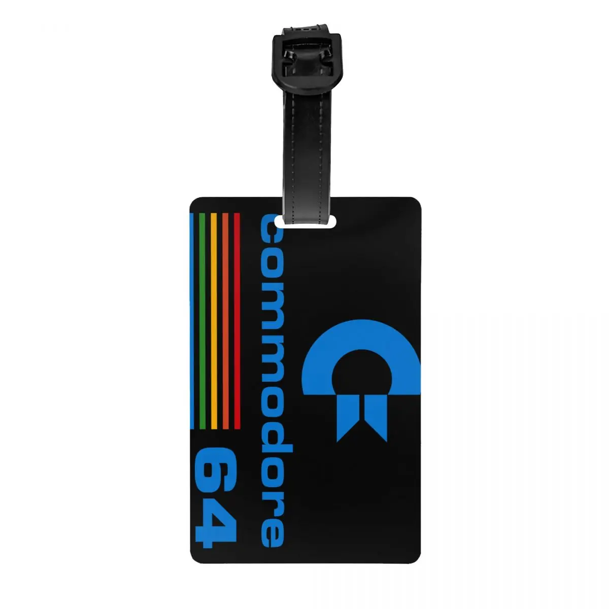 

Cool Commodore 64 C64 Sid Amiga Retro 8 Bit Luggage Tag for Suitcases Geek Nerd Privacy Cover ID Label