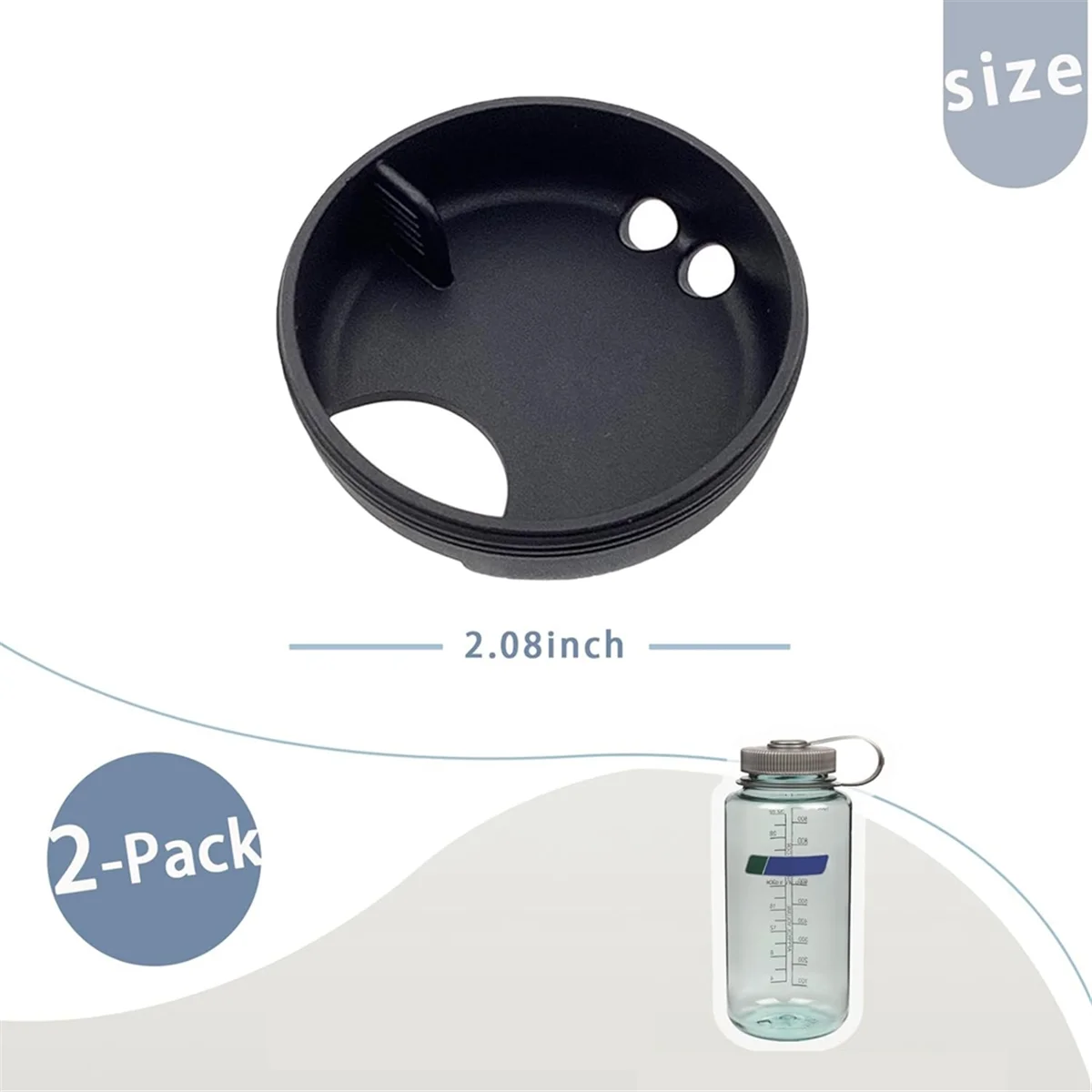 2 шт. силиконовая крышка для брызговика с широким горлом Nalgene защита от брызг 32