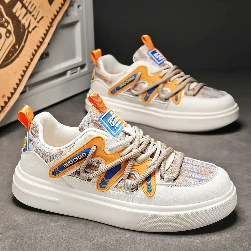 2024 новый стиль универсальная винтажная повседневная обувь мужская спортивная