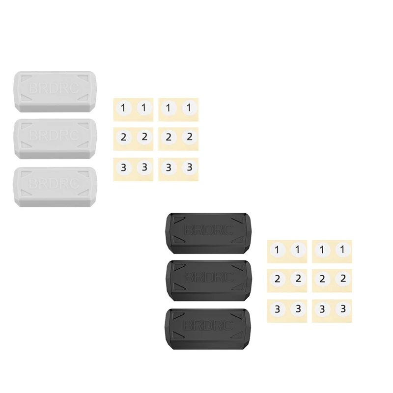 

BRDRC Battery Cap Drone Intelligent Flight Battery Charging Port Silicone Dust Plugs For Mini 3 Pro Accessories