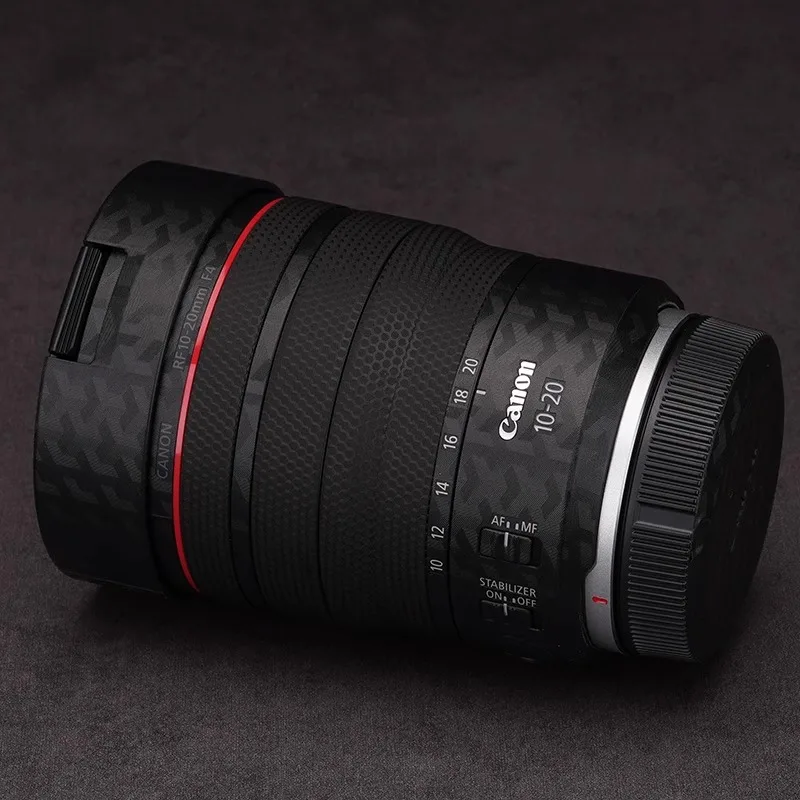Для Canon RF 10-20 мм F4 кожух объектива камеры 10 20 кожа против царапин наклейка на