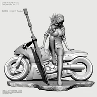 Фигурка для самостоятельной сборки и раскрашивания по мотивам игры "Transistor"#1