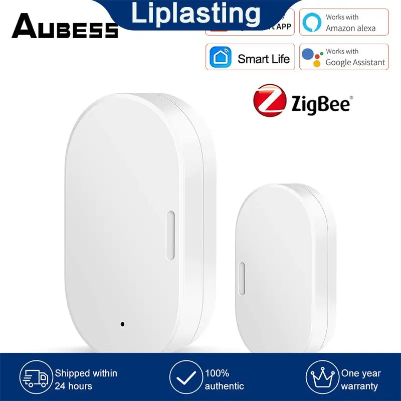 

Wireless Smart Security Alarms Tuya Smart Google Home Door Window Magnetic Sensor Smart Home Door Detectors Zigbee Real-time