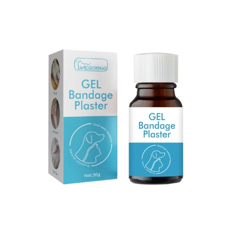 

Кошка Собаки жидкая повязка дышащая водостойкая клейкая жидкость для заживления ран Прямая поставка