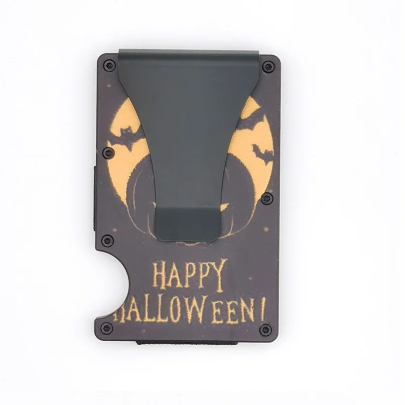 Christmas Gift Slim Wallet Men Tarjetero Billetero Hombre Rfid Card Holder Women Travel Wallets Small Thin Case Bank Customized