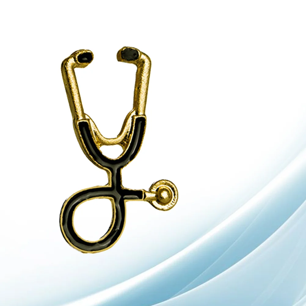 

Alloy Pin Badge Shirt Brooch Cartoon Lapel Nurses Stethoscope Student Stethoscopes