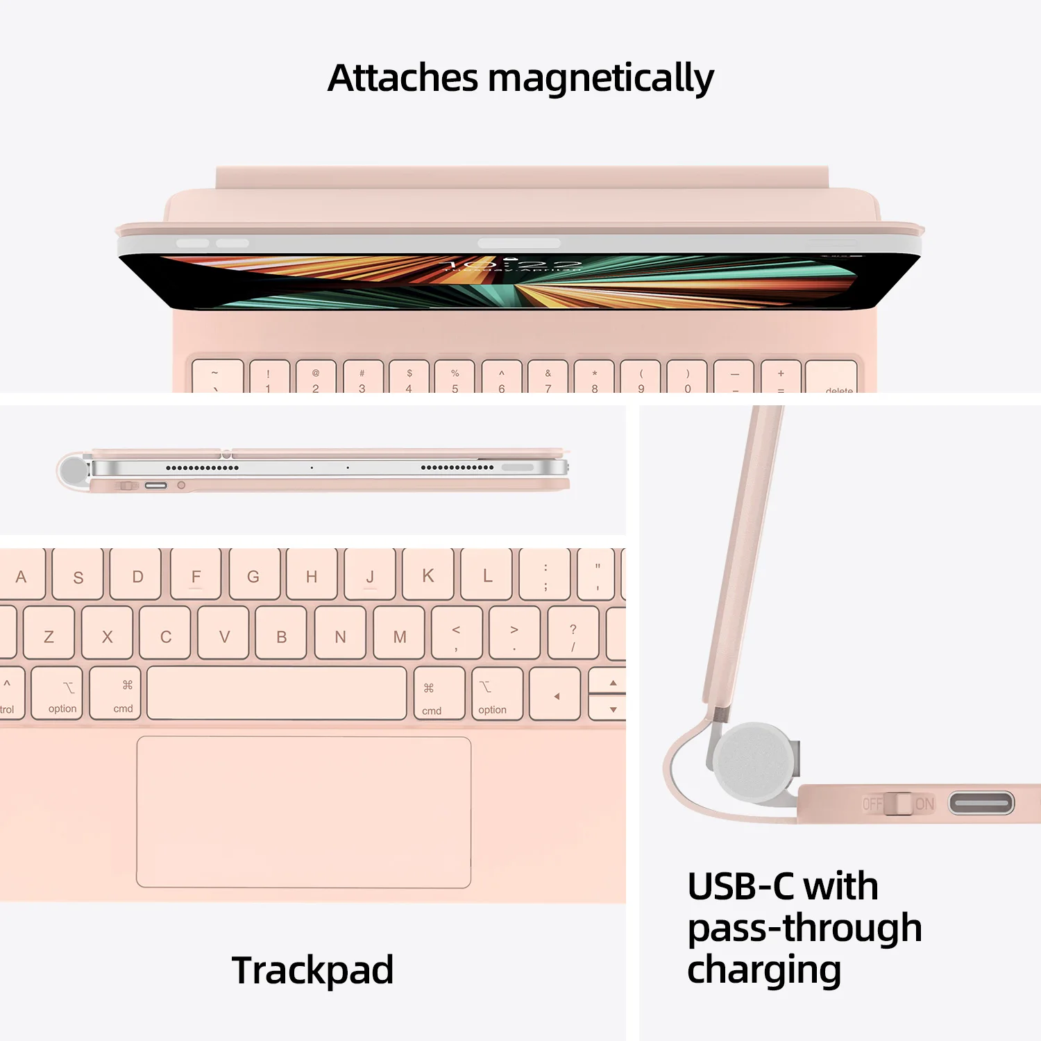 Беспроводная складная клавиатура для iPad Pro 11 Air4 5 4 цвета