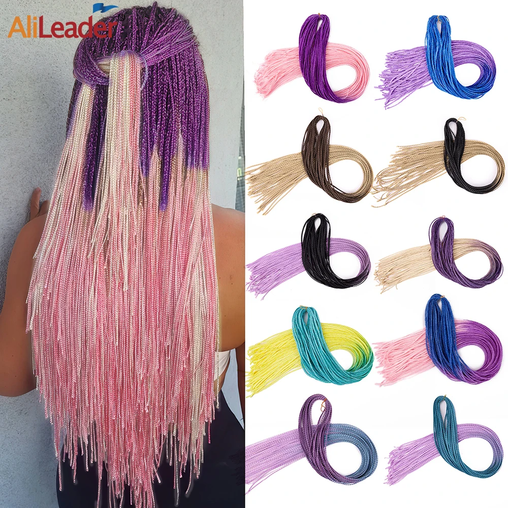 

Zizi Braids Crochet Box Braids Hair Synthetic Box Braids Crochet Hair Bundles 30Inch Small Crochet Box Braids Hair Extensions