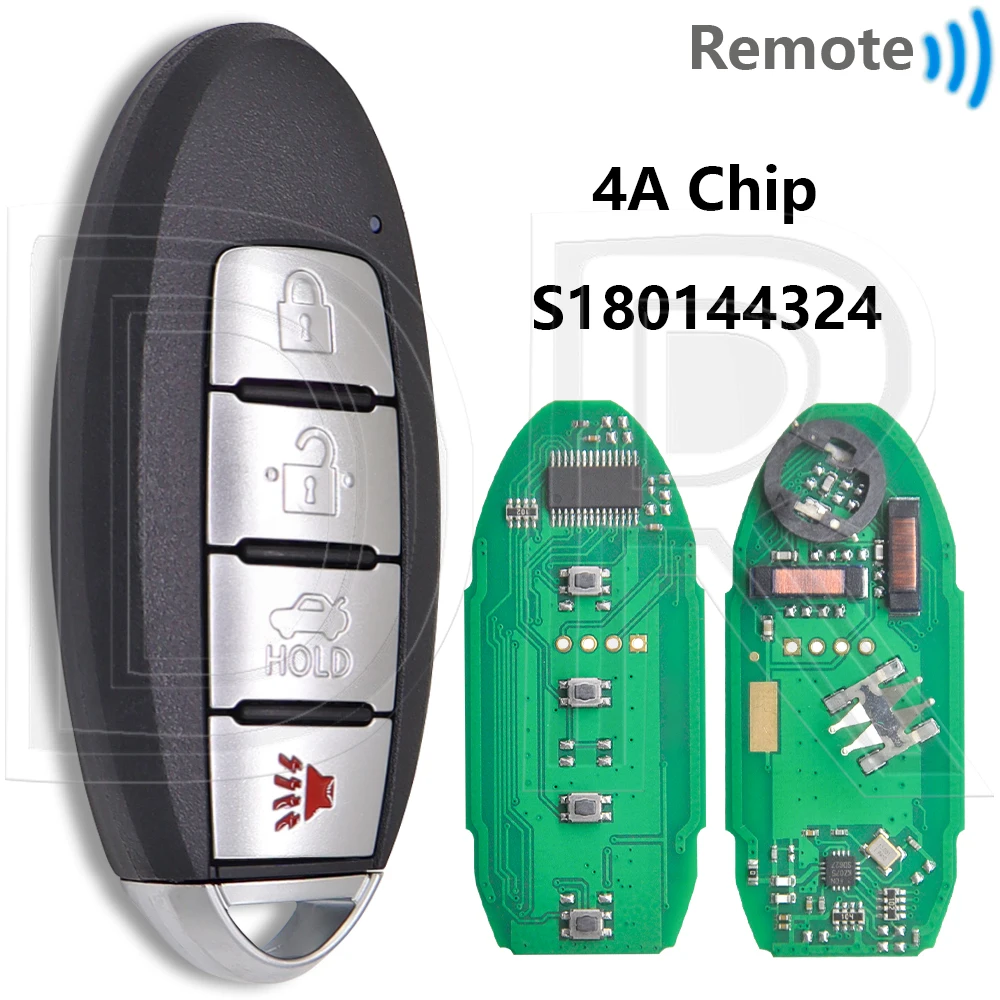 

Отличный чип ID47/4A, 433 МГц KR5S180144014 S180144018/020/310/324, бесконтактный автомобильный дистанционный ключ для Nissan Maxima Altima 2013-2019