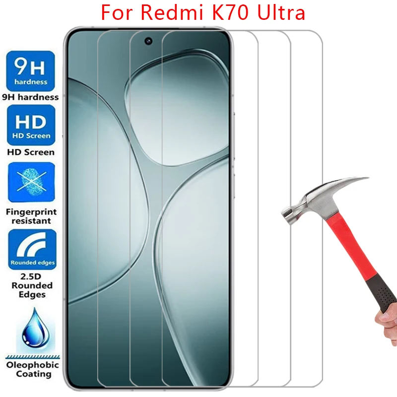 Защитная пленка для экрана xiaomi redmi k70 ультра защитное закаленное стекло на k70ultra