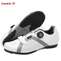 santic cycling shoes professional adjustable non lock bike shoes men womem cycling road shoes flat sneaker zapatillas ciclismo